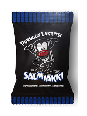 Porvoon Lakritsi Salmiakki salmiakkilakritsi 250g