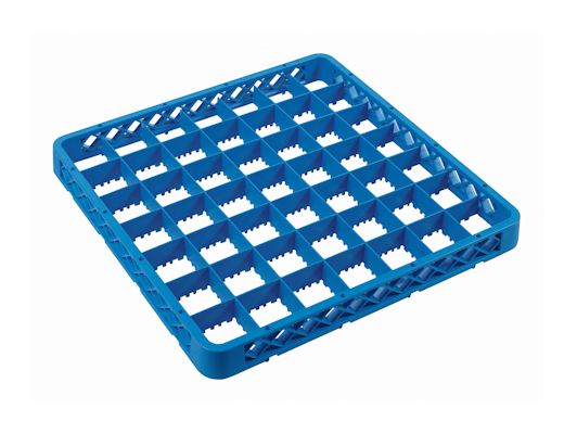 Inox korotusosa 49 lokeroa, sininen 49x49x4,5cm
