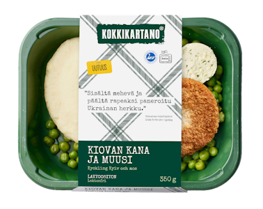 Kokkikartano Kiovan kana ja muusi 350g