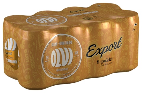 Olvi Export 5,2% 0,33l 8-pack