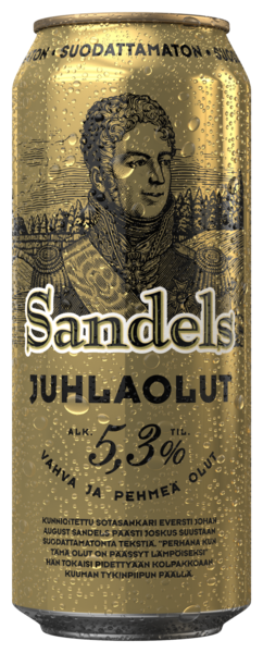 Sandels Juhlaolut Suodattamaton 5,3% 0,5l