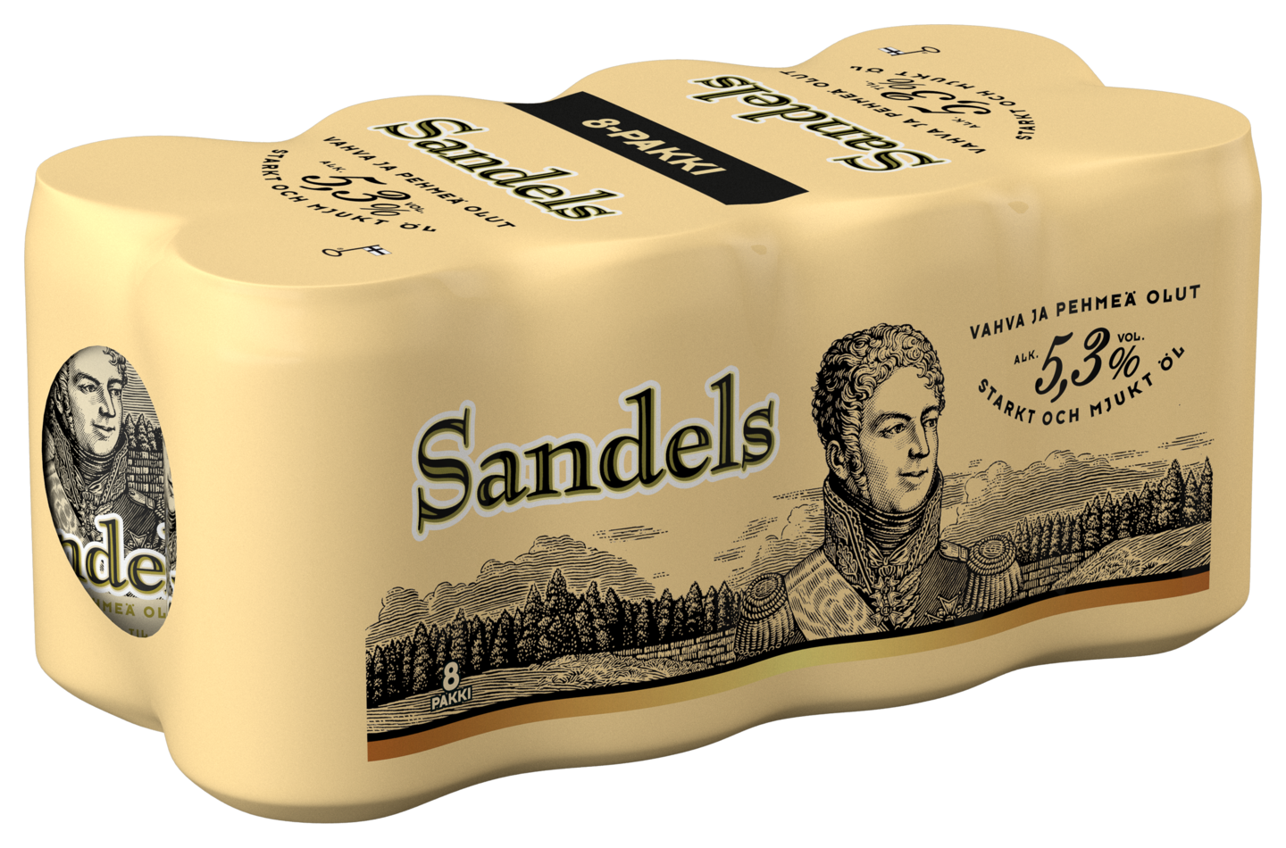 Sandels 5,3% 0,33l tlk 8-pack