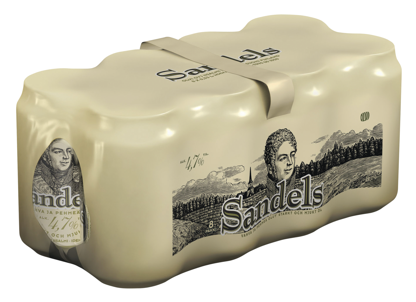 Sandels 0,33l 4,7% tlk 8-pack DOLLY