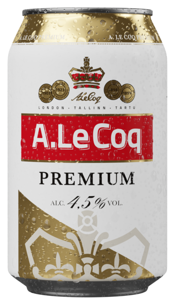 A.Le Coq Premium olut 4,5% 0,33l  DOLLY
