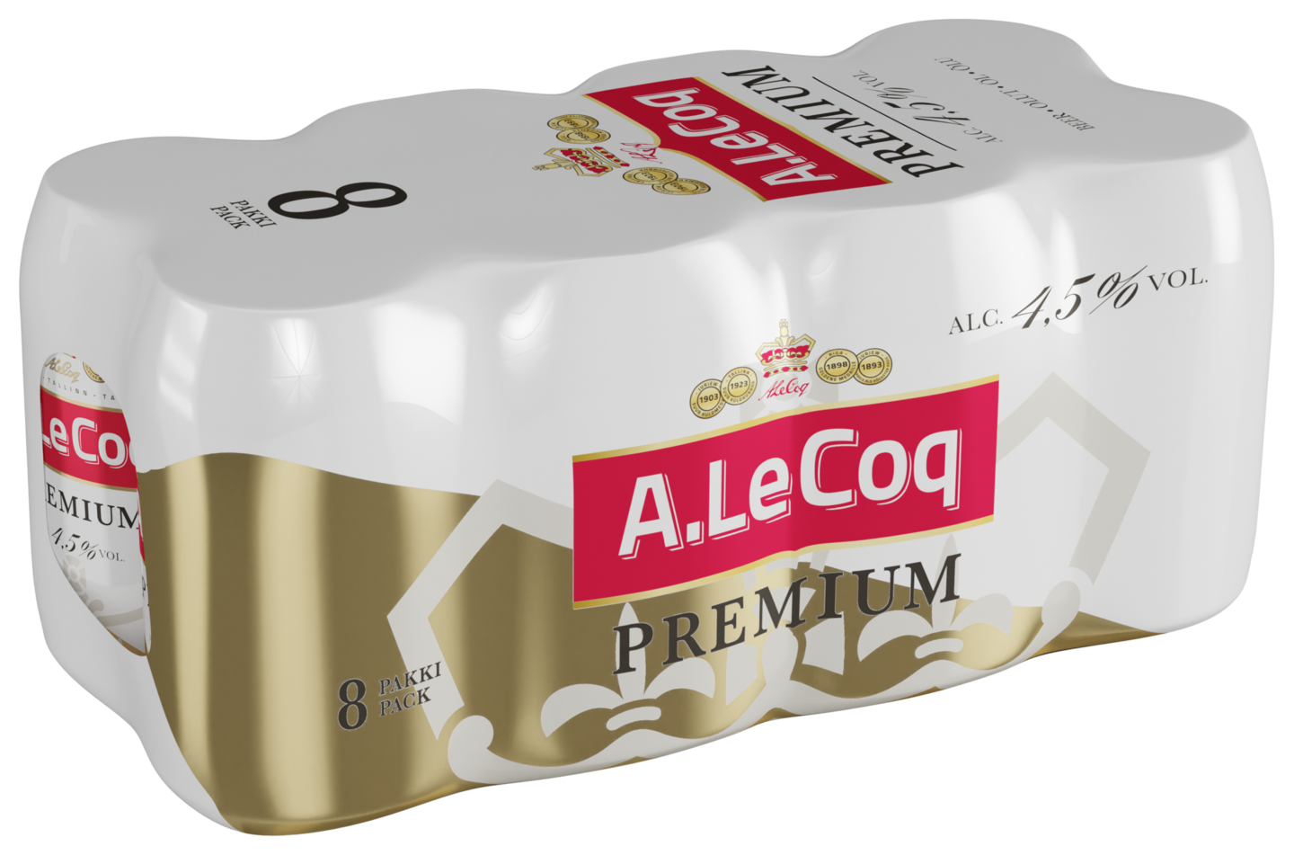 A.Le Coq Premium 4,5% 0,33l 8-pack