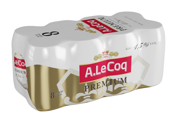 A.Le Coq Premium 4,5% 0,33l 8-pack