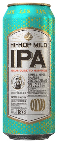 Olvi Hi-Hop Mild IPA 2,5% 0,5l tlk