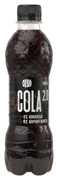 Olvi Cola 2.0 sokeriton virvoitusjuoma 0,5l