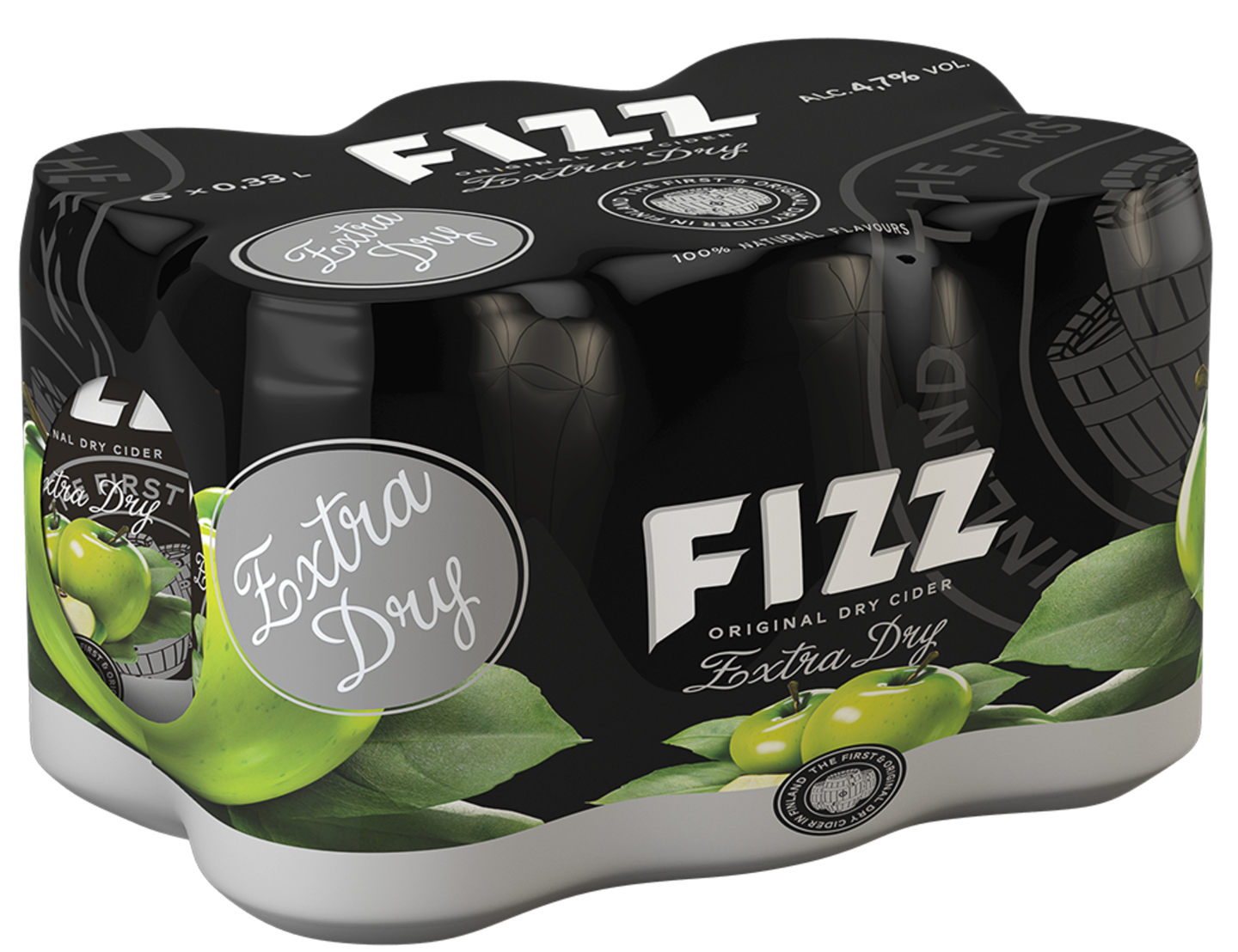Fizz Extra Dry Cider 4,7% 0,33l 6-pack