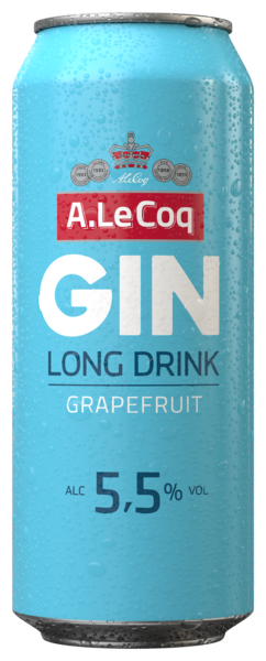 A.Le Coq GIN Grapefruit Long Drink 5,5% 0,5l