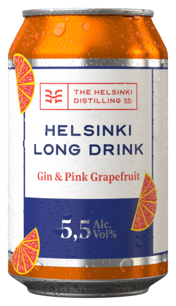 Helsinki Long Drink Gin Pink Graperuit 5,5% 0,33l