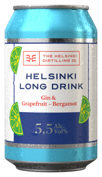 Helsinki Gin Grapefruit-Bergamot long drink 5,5% 0,33l