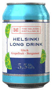 Helsinki Gin Grapefruit-Bergamot long drink 5,5% 0,33l