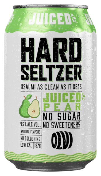 Olvi Hard Seltzer Juiced Pear 4,5 % 0,33l