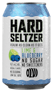 Olvi Hard Seltzer Lime-Blueberry 4,5% 0,33l