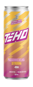 Teho Passion-Sitruuna energiajuoma sokeriton 0,33l