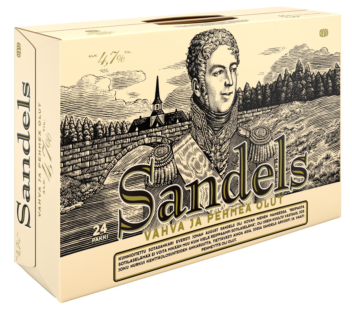 Sandels olut 4,7% 0,33l 24-pack