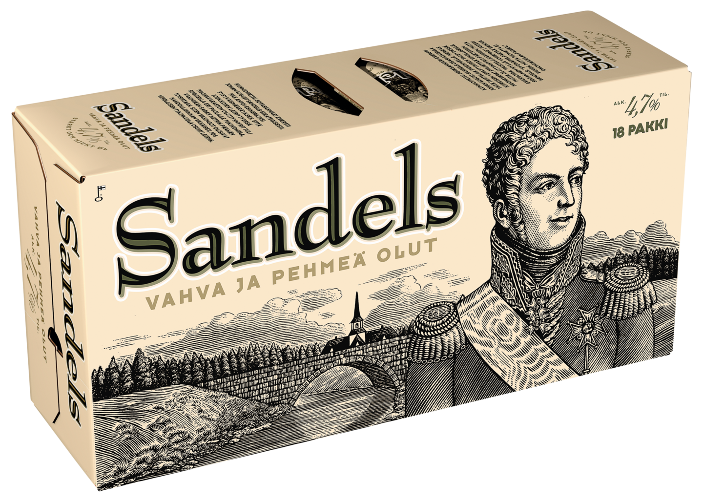 Sandels 4,7% 0,33l 18-pack | K-Ruoka Verkkokauppa