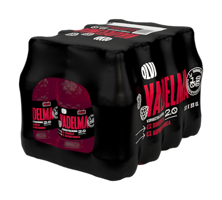 Olvi Vadelma 2.0 sokeriton virvoitusjuoma 0,33l 12-pack