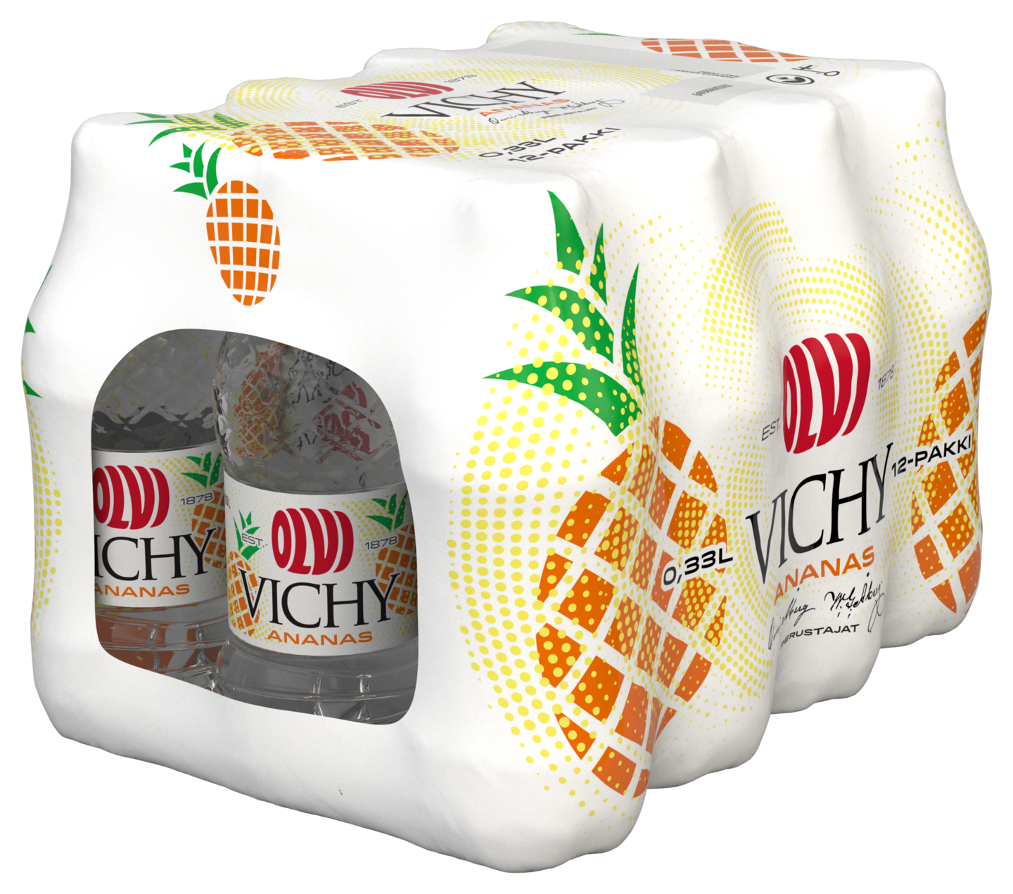 Olvi Vichy Ananas 0,33l 12-pack