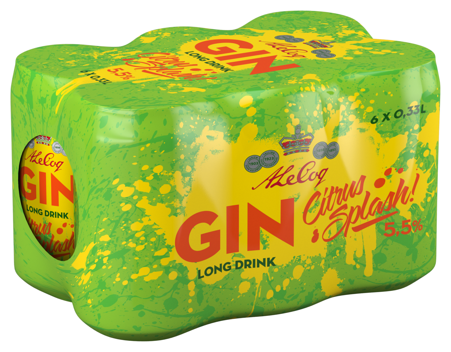 A.Le Coq GIN Citrus Splash Long Drink 5,5% 0,33l 6-pack