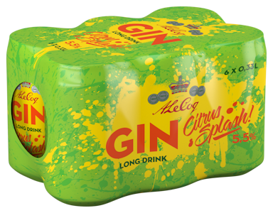 A.Le Coq GIN Citrus Splash Long Drink 5,5% 0,33l 6-pack