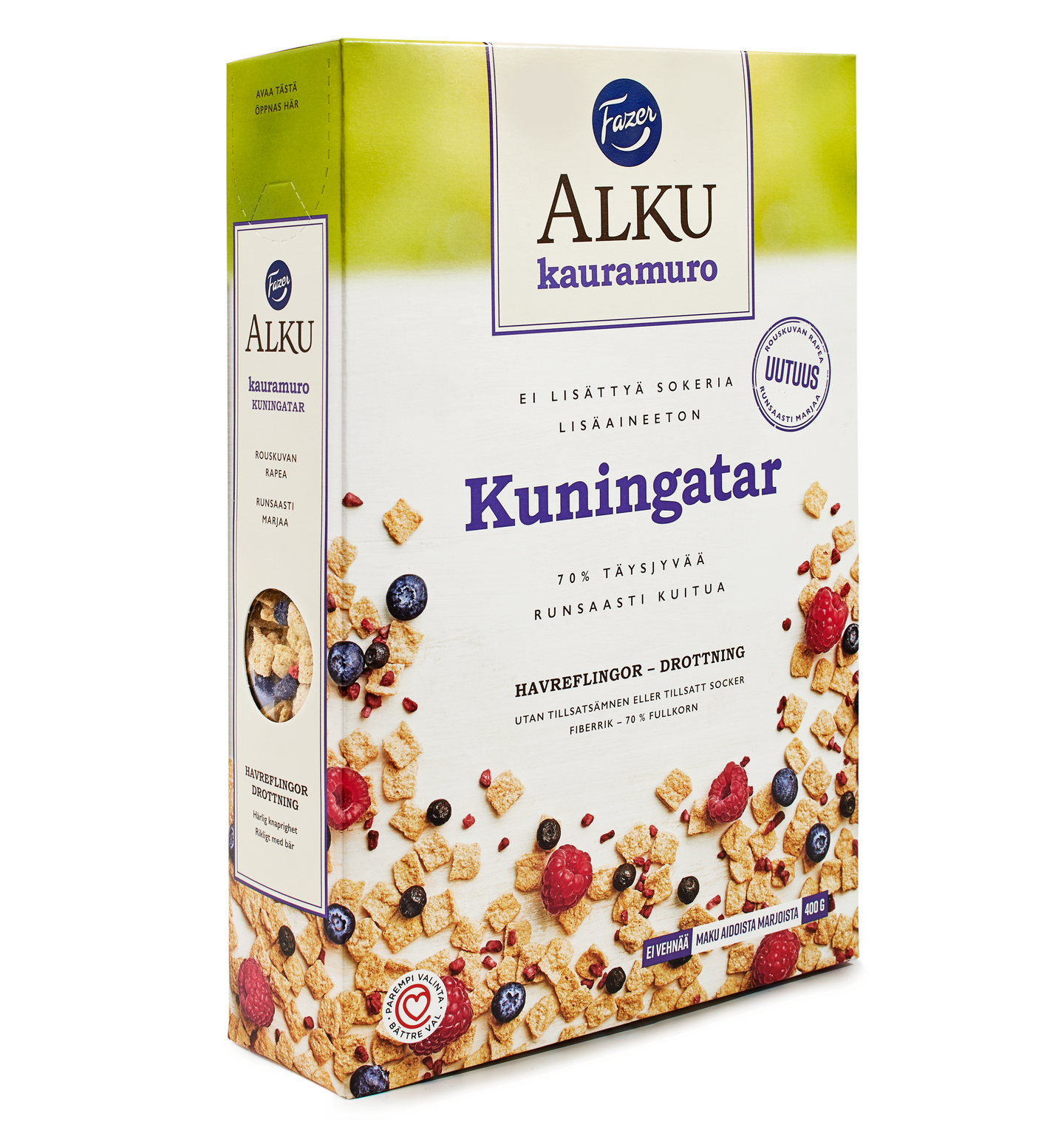 Fazer Alku kauramuro 400g kuningatar PUOLILAVA