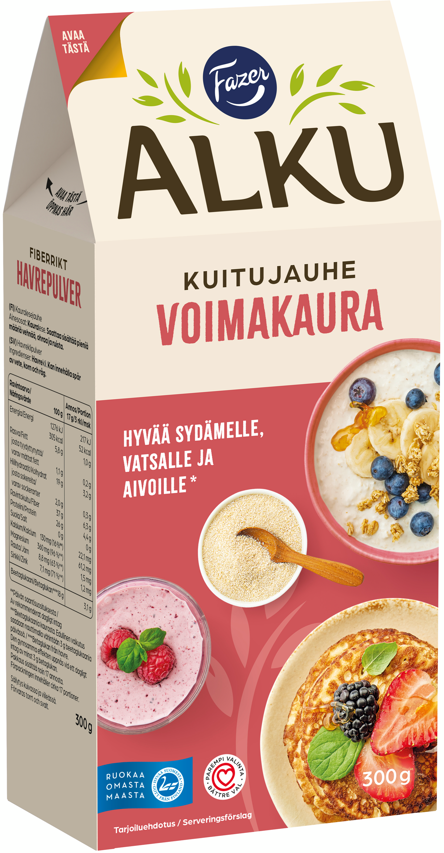 Fazer Alku Voimakaurajauhe 300g