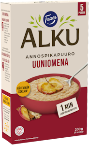 Fazer Alku annospikapuuro Uuniomena 5x40g