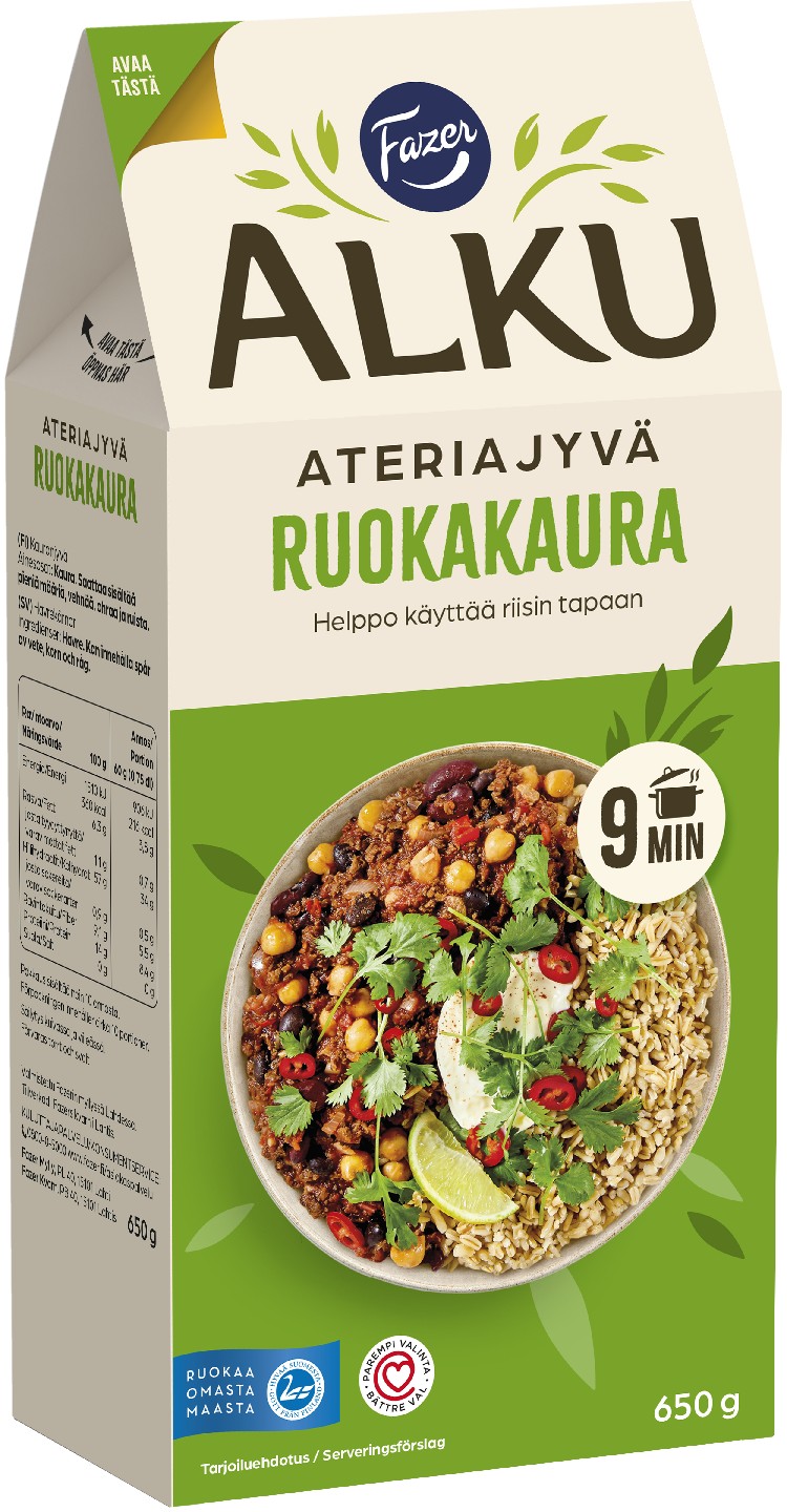 Fazer Alku Ruokakaura 650g VARTTILAVA