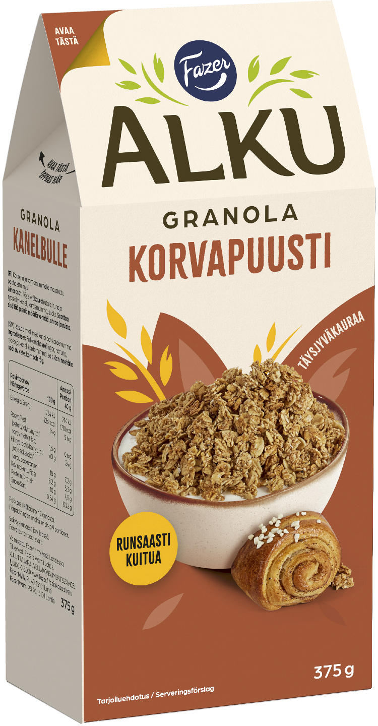 Fazer Alku Korvapuustigranola 375g