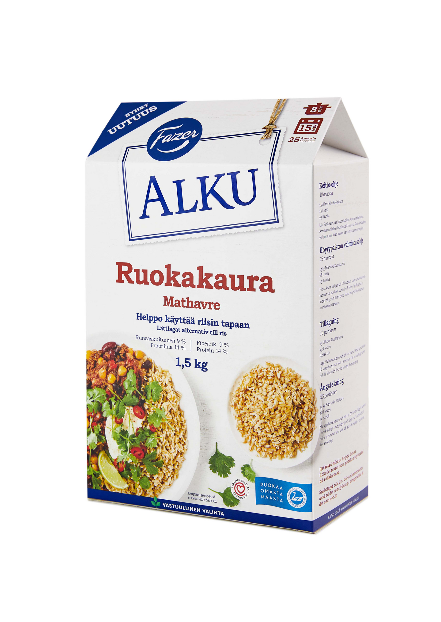 Fazer Alku Ruokakaura 1,5kg