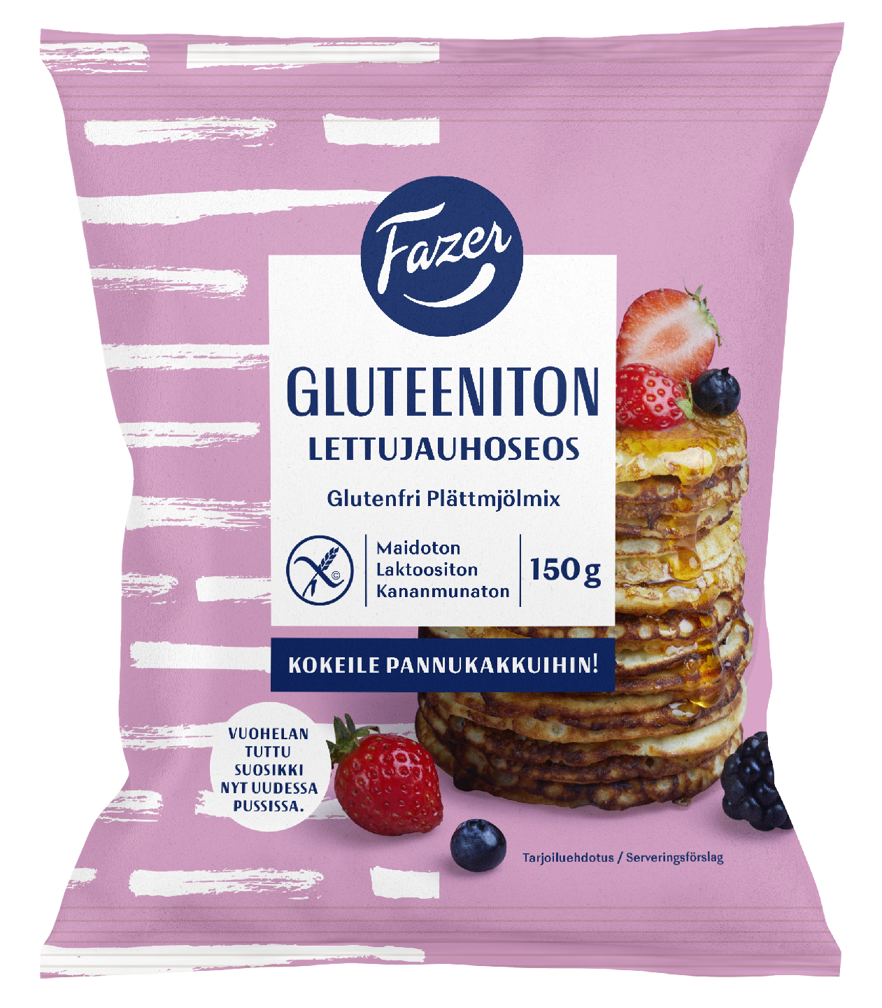 Fazer Gluteeniton Lettujauhoseos 150g