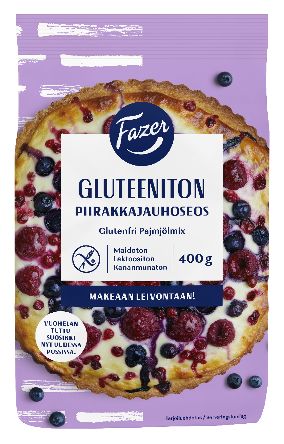 Fazer Gluteeniton piirakkajauhoseos 400g