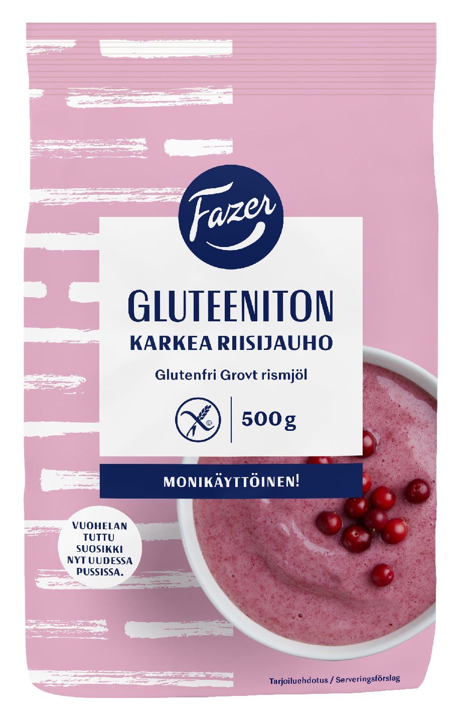 Fazer Gluteeniton karkea riisijauho 500g | K-Ruoka Verkkokauppa