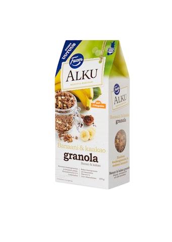 Fazer Alku Banaani & kaakao granola 375g