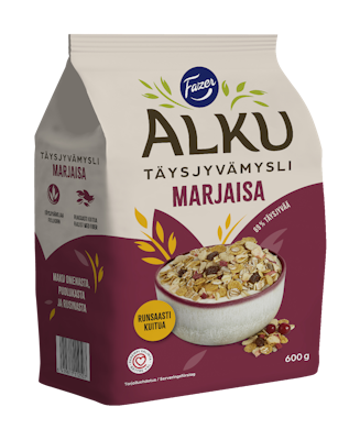 Fazer Alku Marjaisa Täysjyvämysli 600 g