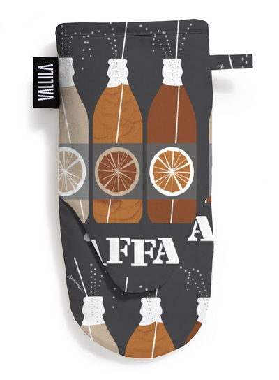 Vallila Jaffa patakinnas 15x34 cm harmaa-oranssi