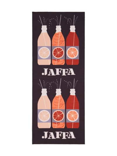 Vallila Jaffa käytävämatto 80x200 cm harmaa-oranssi