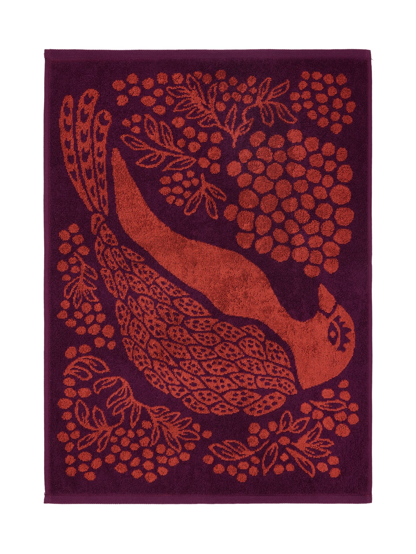 Vallila Viserrys käsipyyhe  50x70 cm terra-lila