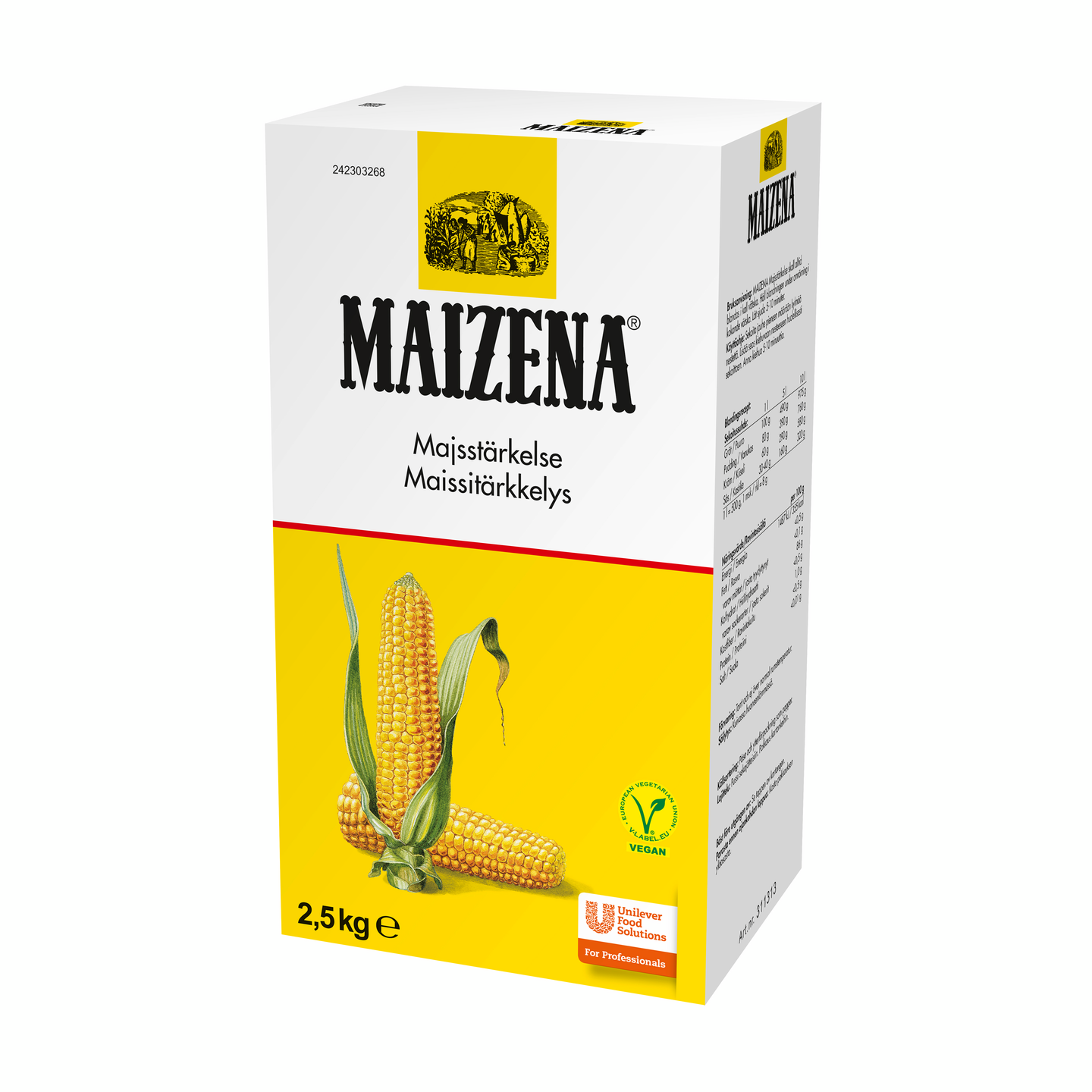 Maizena maissitärkkelys 2,5kg