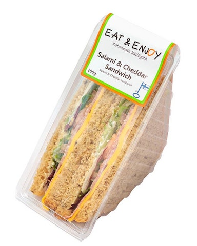 Eat Enjoy Salami Cheddar Sandwich 200g