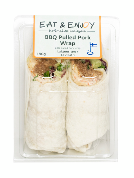 Eat Enjoy BBQ Pulled Pork Wrap 190g | K-Ruoka Verkkokauppa