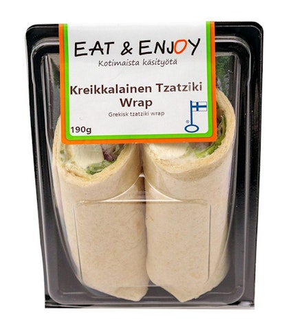 Eat Enjoy Kreikkalainen Tzatziki Wrap 190g