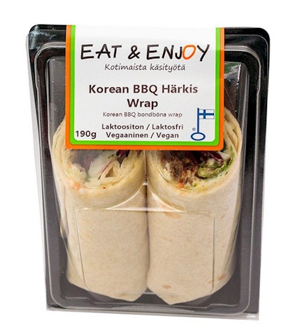 Eat Enjoy Korean BBQ Härkis Wrap 190g