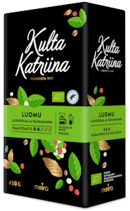 Kulta Katriina Luomu suodatinkahvi RFA 450g 1/4LAVA