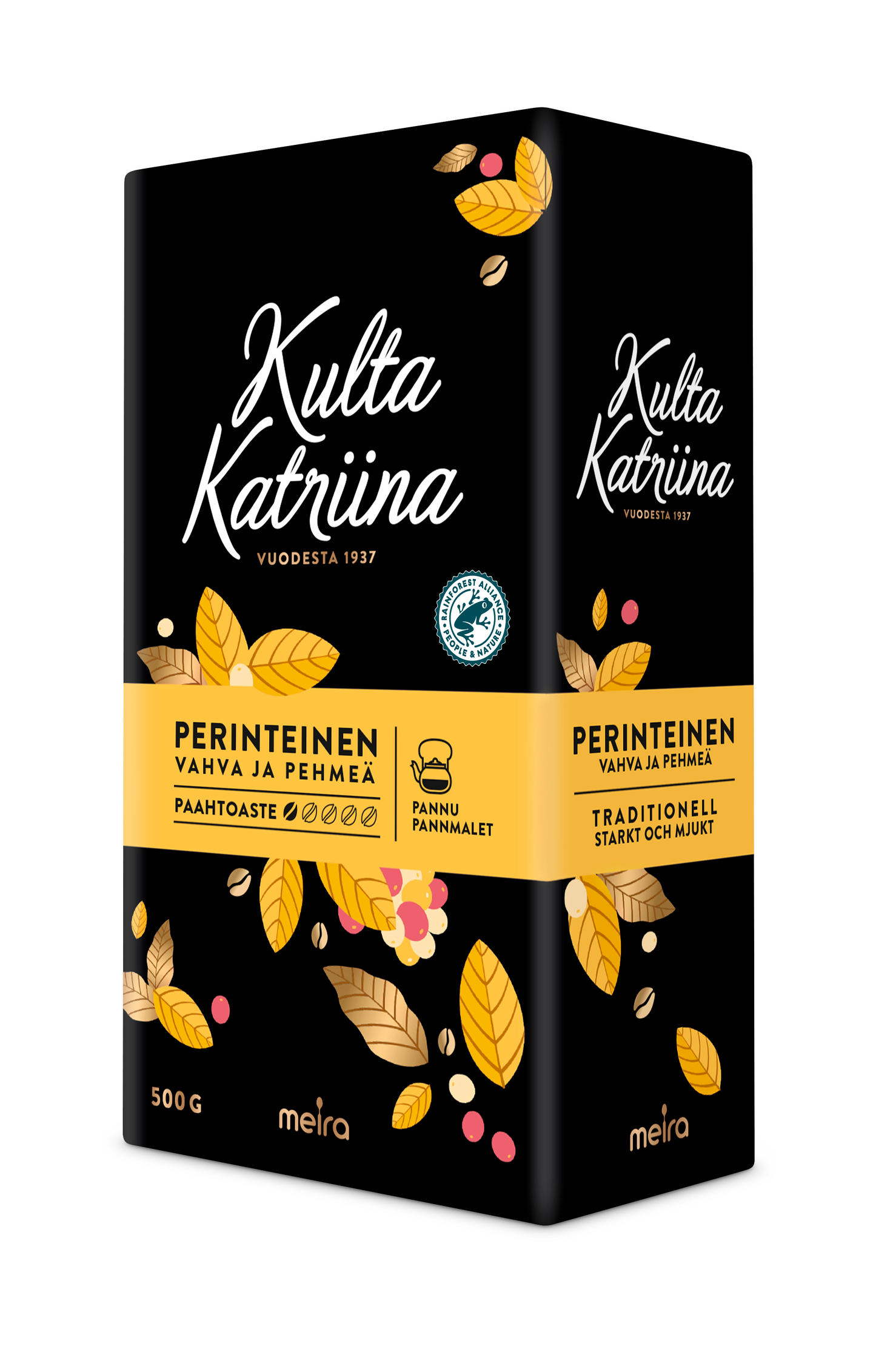 Kulta Katriina Perinteinen pannukahvi 500g 1/4LAVA