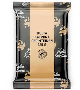 Kulta Katriina Perinteinen puolikarkea jauhatus kahvi RFA 40x125g