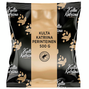 Kulta Katriina Perinteinen puolikarkea jauhatus kahvi RFA 10x500g