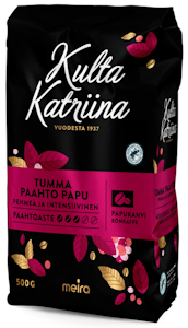 Kulta Katriina Tumma paahto papukahvi RFA 500g